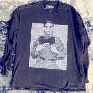 Mens Elvis A Presley 🤍Vintage Long Sleeve • L